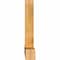 Ekena Millwork Portland Rough Sawn Timber Gable Bracket, Western Red Cedar, 84"W x 38"H x 6"D x 6"F, 11/12 Pitch GBW084X38X0606POR00RWR - alternate 4